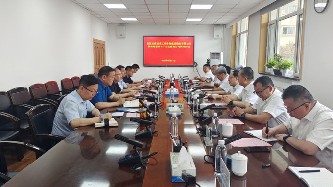 張佩峰一行赴新疆水電設計院、烏魯木齊縣委縣政府拜訪調研并與在疆企業座談交流